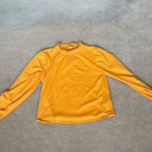 Orange Long Sleeve Top